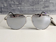 Foster Grant Sunglasses Womens Aviator Mirrored Lens Scratched and Blemished