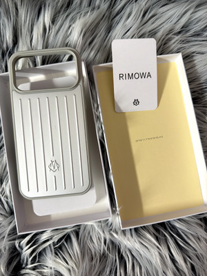 Rimowa iPhone 17 PRO MAX Aluminum Silver Phone Case