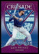 2018 Panini Chronicles Crusade Purple Mojo Kris Bryant /99 Chicago Cubs #8