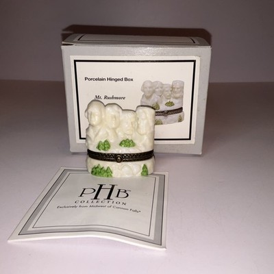 Mount Rushmore PHB Porcelain Hinged Box by Midwest of Cannon Falls