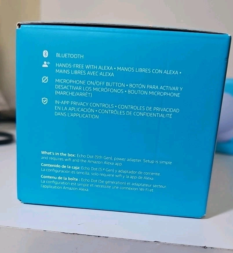 Amazon Echo Dot (5th Generation) 2022 Release Smart Speaker. 2 available. - Image 2 of 4