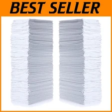 Eco-Friendly 150 Reusable Cotton Shop Towels – 14"x12" for All Cleaning Needs