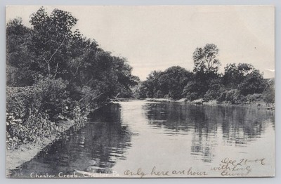 Postcard Chester Creek Chester PA c1906 Undivided Back