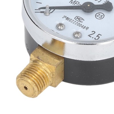 Manometer 1/4 NPT Transparent Dial Accuracy Level 2.5 Manometer Mit Edelsta BA