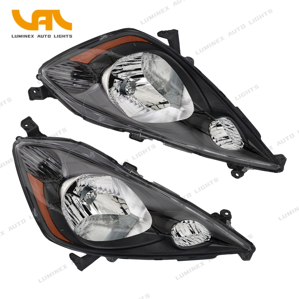 Fit For Honda FIT 2009-2014 Halogen Grey Housing Headlight Pair 09-14 Left+Right Foto 4 de 4