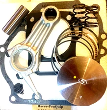 Predator 224cc Full Bushed/Bearing Rod 70mm Piston Combo  w/all Parts USA  NEW