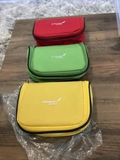 Ethiopian Airlines Business Class Amenity Kits Set of 3 Yellow & Green & Red New