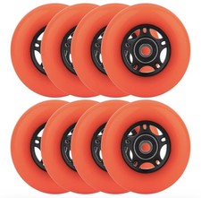 Inline Skate Wheels 72mm 85A Indoor Outdoor Orange Rollerblade 8Pk