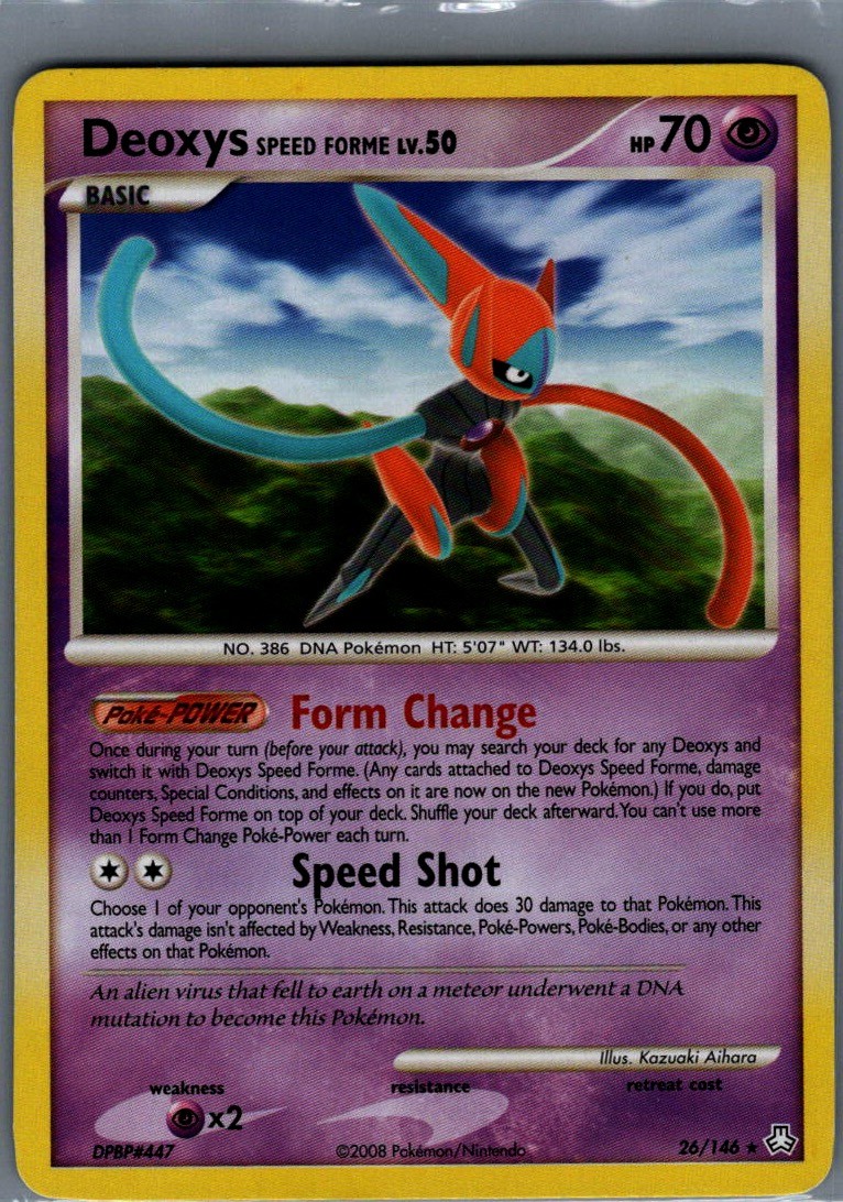Deoxys Speed Forme Rare Legends Awakened 26/146 NM