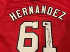 Washington Nationals Livan Hernandez Autographed Jersey #61 Original Baseball