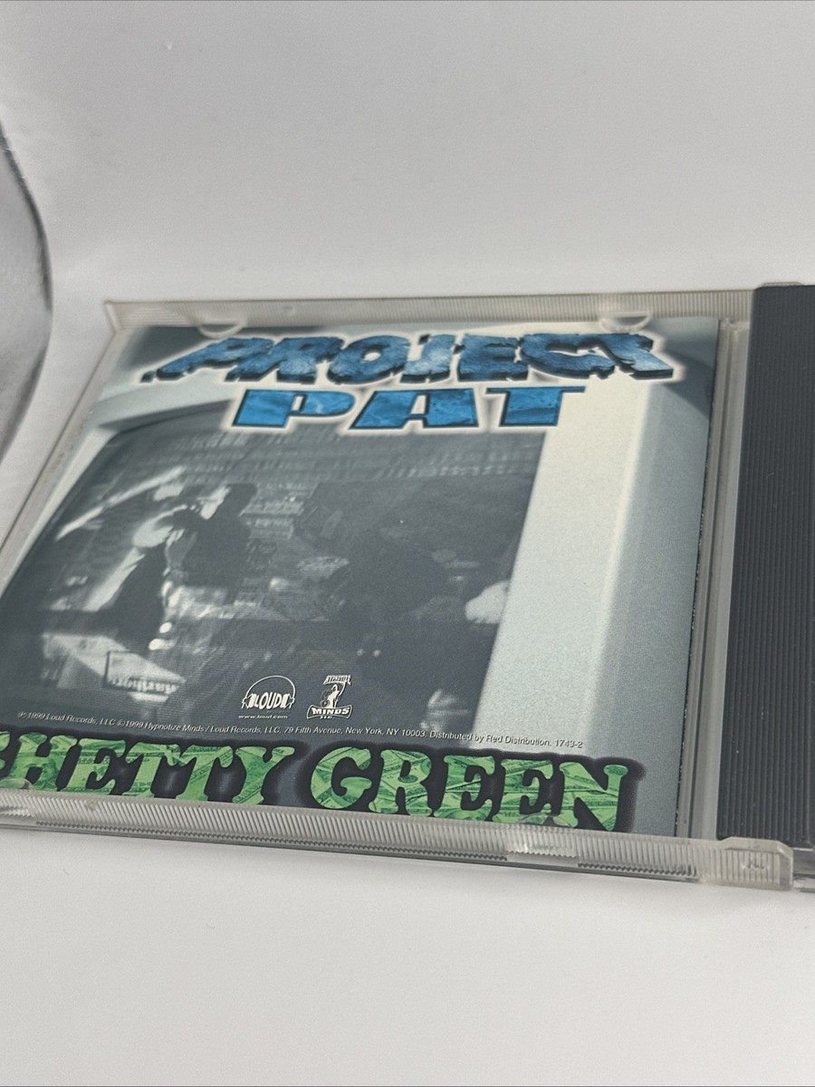 Project Pat Ghetty Green CD RARE OOP 1999 Hypnotize Minds Rap