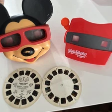 Vintage View Master 3D Viewer Red Classic Viewmaster Toy Slide Viewer