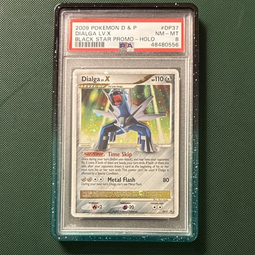 Pokemon Dialga Lv X Psa 8 Diamond and Pearl Holo 2009 Black Star Promo #DP37