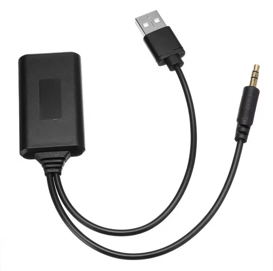 Bluetooth Audio Adapter Auto Aux 3.5mm KFZ USB Empfänger Kabel für Speaker Musik - Bild 3 von 4