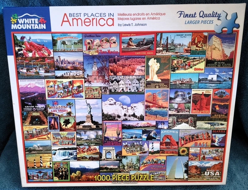 Best Places In America 1000-piece puzzle