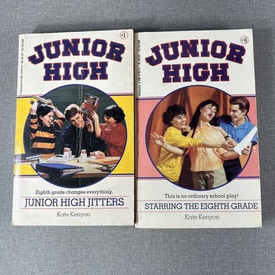 Junior High by Kate Kenyon #1 & 8 Jitters & Eighth Grade 2 Book Lot