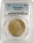 2023 Australia 50c Fifty Cent Coin PCGS MS68 GEM