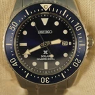 Seiko Men's Prospex Sea SNE585 Blue Dial Solar Diver Watch 38.5mm
