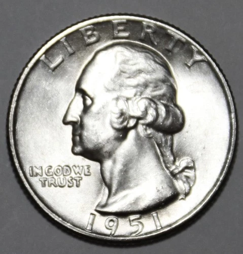 1951-D Washington Quarter - Gem BU - #9153D