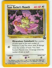 Team Rocket's Meowth - #18 WOTC Black Star Promo - Pokémon TCG - 2000