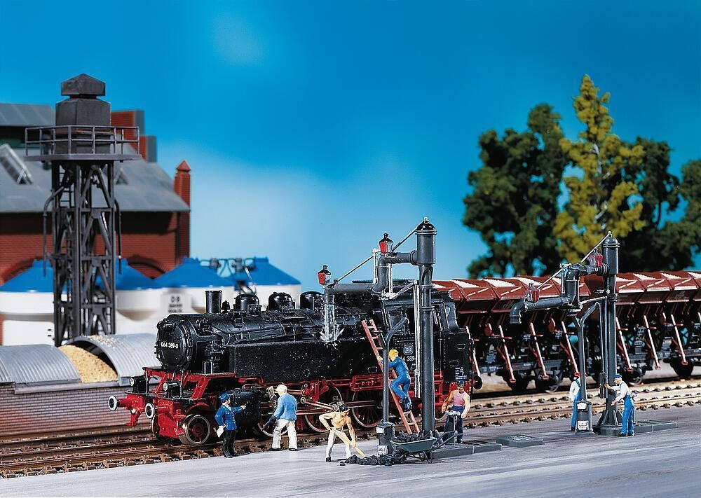 Faller H0 120137 2 Articulated Water Cranes Building Kit Railway Depot
