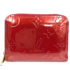 Auth Louis Vuitton Zippy Coin Purse Coin Case Monogram Vernis Wallet M93608