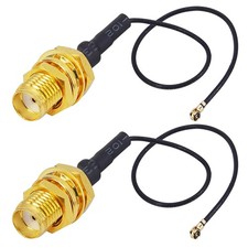 UFL to SMA M.2 NGFF SMA Female Jack Bulkhead to IPX MHF4 RF Pigtail WiFi Antenna