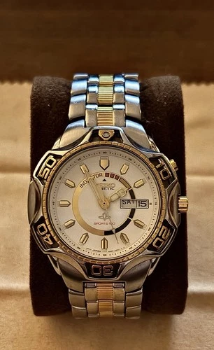 v458 Vintage Seiko Kinetic Sports 100m Watch 5M43-0A39