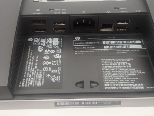 Komputer stacjonarny HP EliteOne 800 G4 All in One 24" i5-8500 480GB SSD 16GB RAM Win 11 - Zdjęcie 4 z 5
