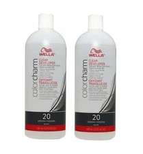 Wella Color Charm Clear Developer 20 Volume, 32 fl oz (2pack)
