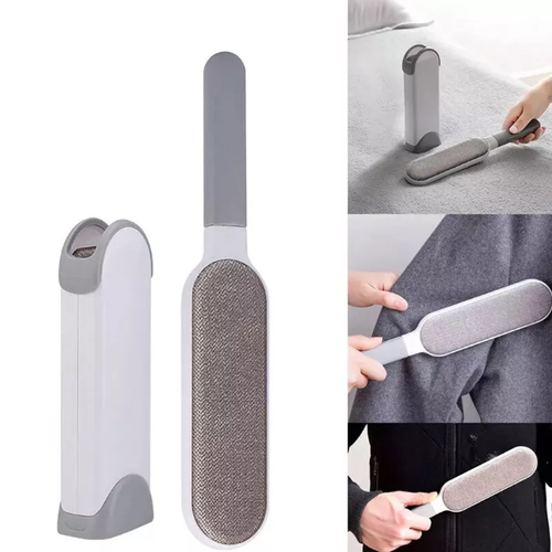 UK Magic Pet Hair Remover Lint Brush With Self-cleaning Base Double Sided Brush - Picture 8 of 8