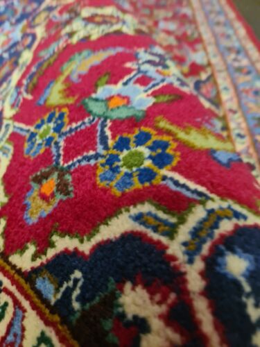Feiner Königlicher Handgeknüpfter Perser Teppich Keshan Orientteppich 210x107cm - Bild 18 von 24