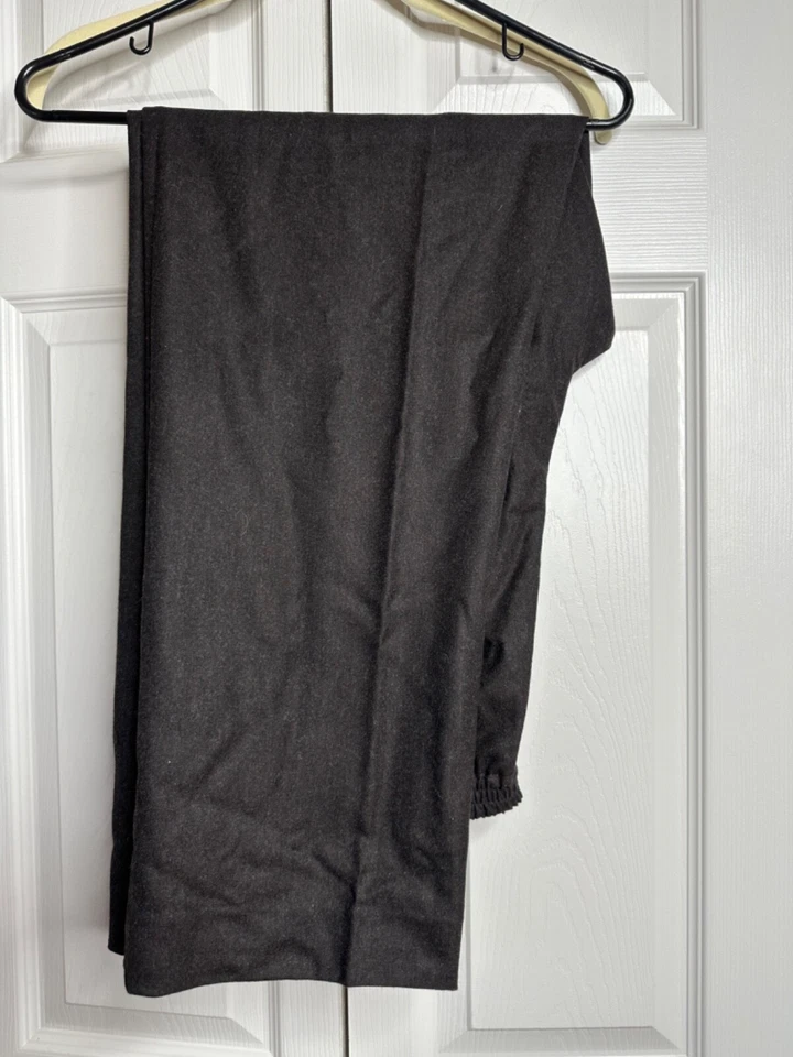 Calça ESKANDAR NEIMAN MARCUS Japonesa Feminina 1 Marrom Lã Cashmere - Imagem 2 de 4