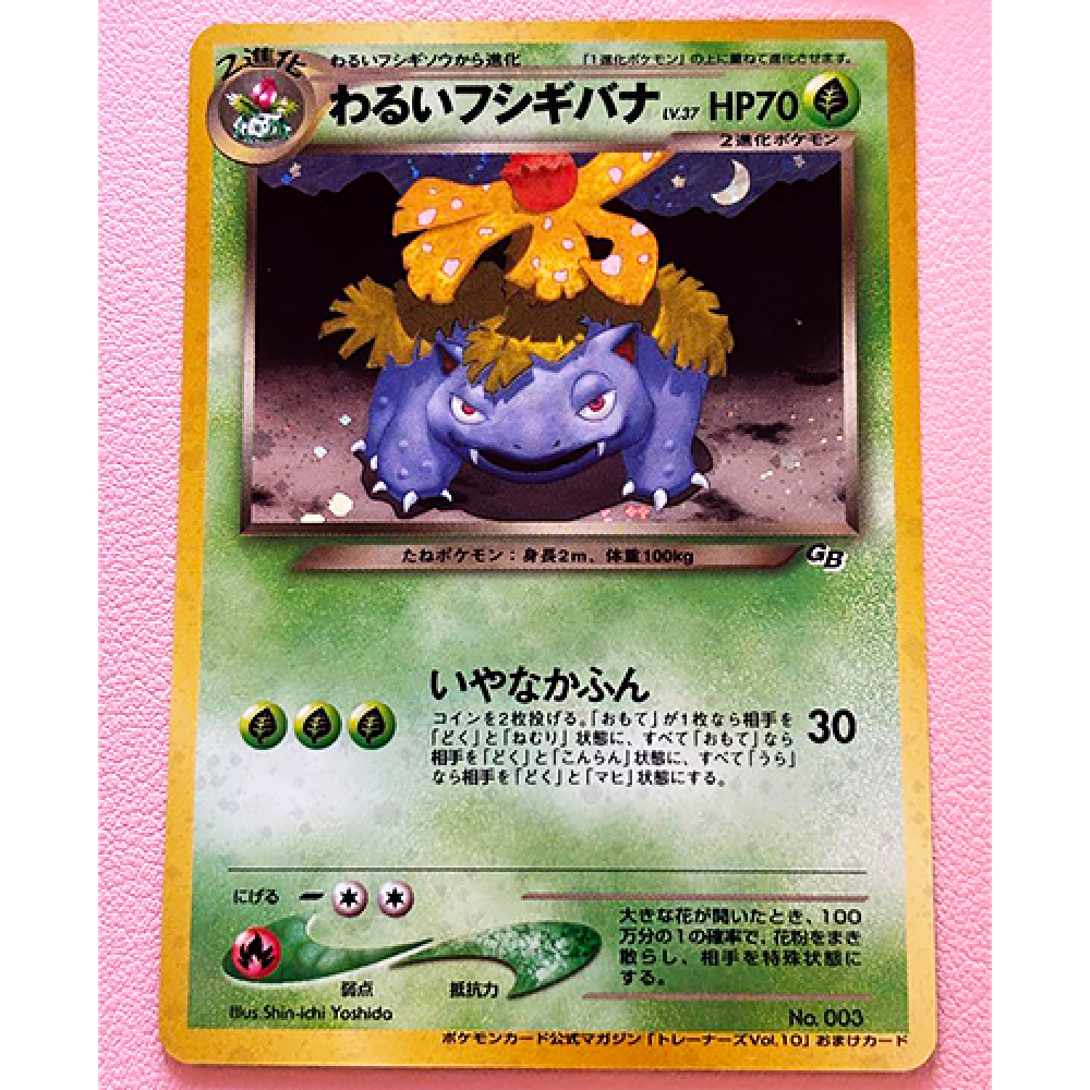 【初版】わるいフシギバナ web 041/048 Dark Venusaur LP] Dark Venusaur 041/048 GB Promo Holo Rare Pokemon Card