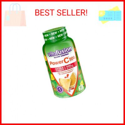 Vitafusion Extra Strength Power C Gummy Vitamins, Tropical Citrus Flavored Immun