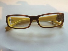 Oskar Levinski Designer Glasses Frame - Grand Masters - Yellow / Brown - New