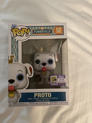 SDCC 2023 Limited Edition Proto Funko Pop with Con Sticker