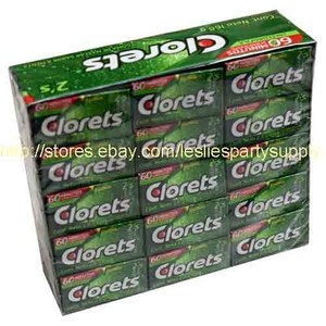 Clorets menta cajita adams c2 60pk (7501056913595)