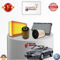 Set Service 4 Filter VW EOS 2.0 Tdi 100KW 136CV Von 2010->