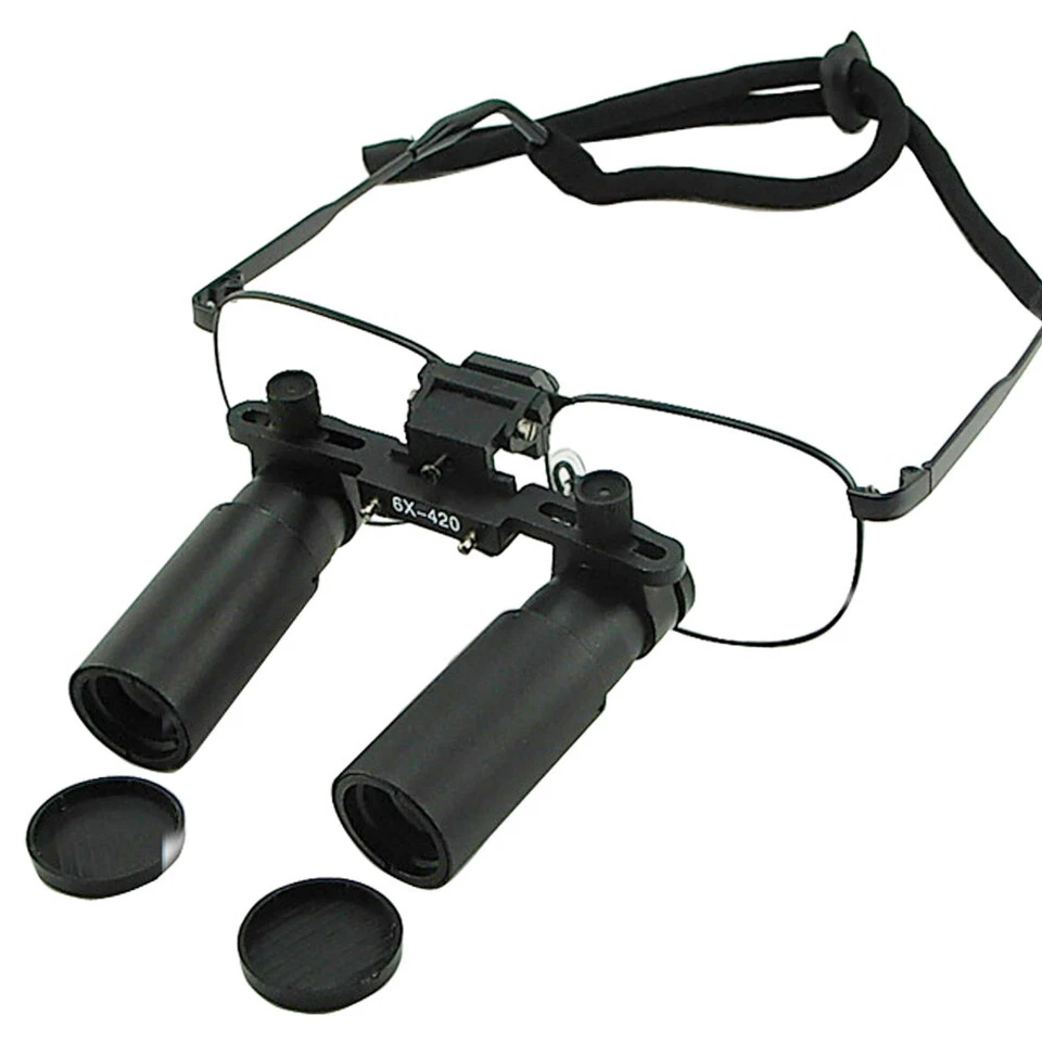 Lupa dental binocular Kepler lupa ortopédica neurocirugía 5X 6X Foto 3 de 4