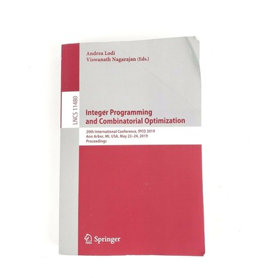 Integer Programming and Combinatorial Optimization: 20th International... Used