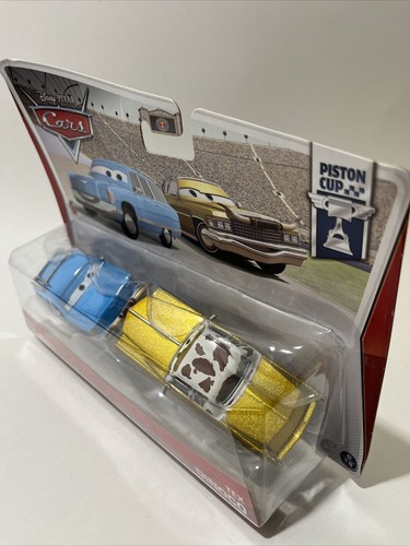 DISNEY PIXAR CARS PISTON CUP MRS. THE KING & TEX DINOCO PISTON CUP MATTEL NEW - Picture 3 of 8