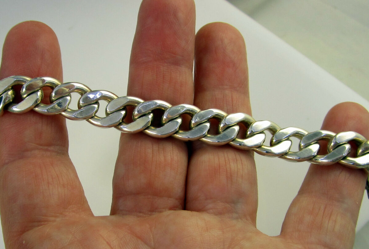 Estate Vintage Stunning Thick Sterling Silver 44.5 Gram Estate Vintage Stunning Thick Sterling Silver 44.5 Gram