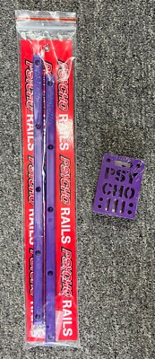 VISION PSYCHO RAILS AND PSYCHO RISERS COMBO - SKATEBOARD RAILS AND RISERS-PURPLE