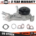 Water Pump w/Gasket For Chevy Silverado Tahoe GMC Sierra Cadillac 4.8L 5.3L 6.0L