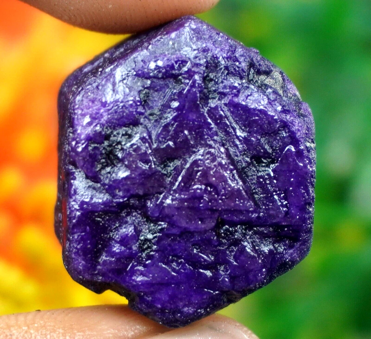 Rough cut sapphire sale