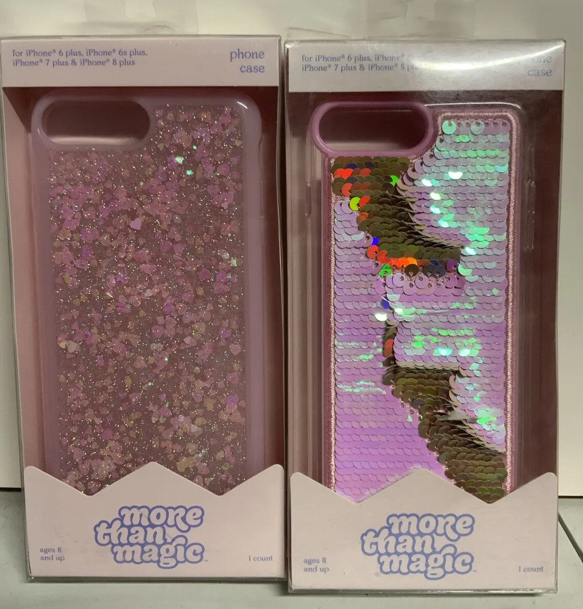 🌿 MORE THAN MAGIC Sparkling Hearts Phone Case for iPhone 6/6s+