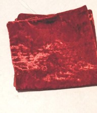 Mens Beau Ties Red Velvet POCKET SQUARE Square SILK Holiday Retro