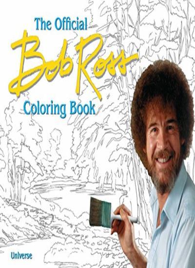 Bob Ross Coloring Book,Bob Ross
