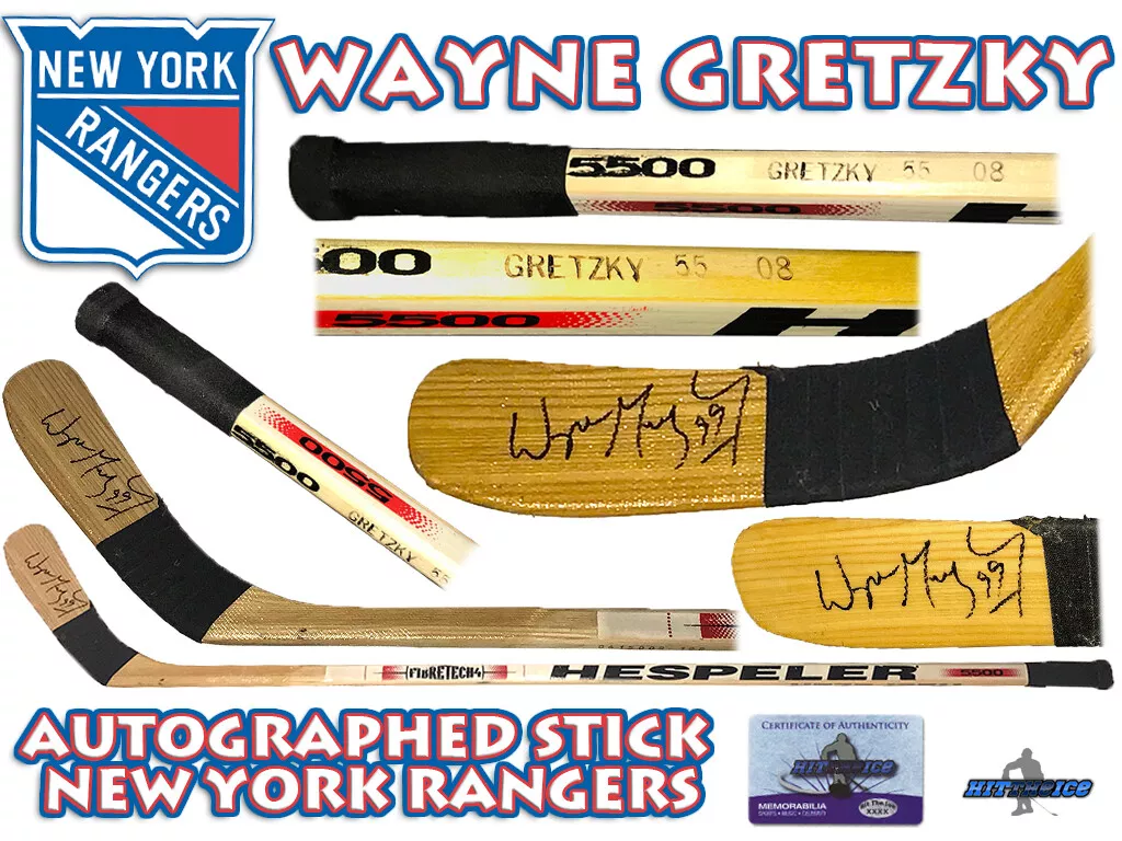 Wayne gretzky hotsell game used stick